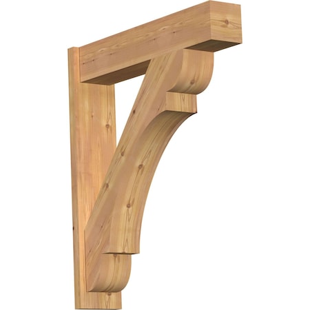 Ekena Millwork Olympic Block Smooth Outlooker, Western Red Cedar, 7 1/2"W x 34"D x 40"H OUT08X34X40OLY05SWR
